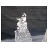 Fine Lead Glass Cream & Sugar, Cruet