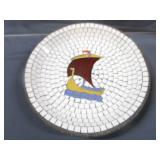 Tile Shipcraft & Silver Banded Bowls