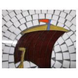 Tile Shipcraft & Silver Banded Bowls