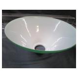 Green & White Lamp Shade