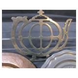 Hammered Copper, Pewter, Trivet
