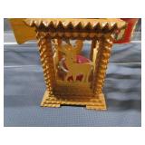 Carved Holder, Swiss Music Box