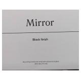 28" Round Metal Mirror Black - Threshold (1689)