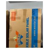 lot of 5 flexible 100 watt solar panels