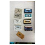 50+ Cassette Tapes and Briefcase Style Storage case.