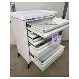 MSRP $3,500 Lakeside 3805MAW Homed 5 Drawer Medical Cart, Locking Drawer System w/Keys, Rolling Hospital Supply & Procedure Cart, WORKS GREAT!