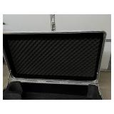 MSRP $500 HEAVY DUTY HARD SHELL SHIPPING & TRANSPORT CASE, 48" x 24" x 13", CUSTOM FOAM INTERIOR, MISSING WHEELS