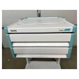 MSRP $2,500 Philips M1323A Cart CL Medical Equipment Cart, 3 Drawer Mobile Storage System, Rolling Hospital Monitor & Procedure Cart w/Shelf, WORKS GREAT!