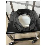 MSRP $2500 1000lb Capacity Bariatric Stainless Steel Mobile Shower/Bedside Commode With Drop Arms - Like New Condition!