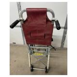 MSRP $1,200+ – Ferno Model 42 Stair Chair, Folding EMS Patient Transport Chair w/ Restraints, Lightweight Aluminum Frame, 350 lb Capacity – GOOD CONDITION *Perfect For Ambulance Crews Fire Rescue 