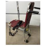 MSRP $1,200+ – Ferno Model 42 Stair Chair, Folding EMS Patient Transport Chair w/ Restraints, Lightweight Aluminum Frame, 350 lb Capacity – GOOD CONDITION *Perfect For Ambulance Crews Fire Rescue 