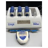 MSRP $2,000 EMPI HYBRESIS PHYSICAL THERAPY IONTOPHORESIS SYSTEM w/4 CONTROLLERS & CHARGING STATION