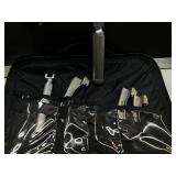 MSRP $1,500 LOT OF 6 ARMSTRONG MEDICAL LARYNGOSCOPE SET, MAC 1-4 BLADES, 2 HANDLES, IRON DUCK CASE, WORKS GREAT!