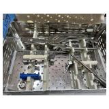 MSRP $8,000 NEWDEAL INTEGRA LARGE UNICLIP COMPRESSION STAPLE TRAY SYSTEM, ORTHOPEDIC SURGICAL INSTRUMENT SET, DRILL GUIDES, IMPACTOR, SPREADING FORCEPS, CASE, EXCELLENT CONDITION!