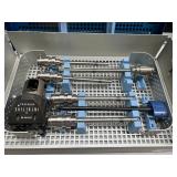 MSRP $15,000 INTUITIVE SURGICAL DA VINCI SI ROBOTIC ENDOSCOPE CANNULA SET, COMPLETE 8MM CANNULA KIT, 5X CANNULAS, ENDOSCOPE ALIGNMENT GUIDE 371679-02, BLUNT OBTURATOR 420008-01, ACCESSORY TRAY, EXCELL