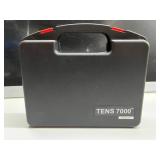 MSRP $300 TENS 7000 DIGITAL TENS UNIT, PAIN RELIEF & MUSCLE STIMULATOR, USED BY PHYSICAL THERAPISTS & CHIROPRACTORS, BACK, NECK & JOINT PAIN THERAPY, CASE & MANUAL, EXCELLENT WORKING C