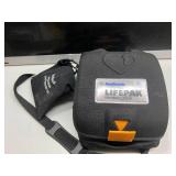 MSRP $2,000 Medtronic LIFEPAK AED Defibrillator + First Responder Kit Carry Case Rescue Accessories Easy 2 Step Operation Voice Prompts Escalating Life Saving Emergency Device Perfect For Business Sch