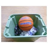Golf Balls and Basketball