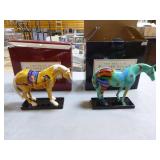 2 Westland "The Trail of Painted Ponies" Statues