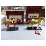 2 Westland "The Trail of Painted Ponies" Statues