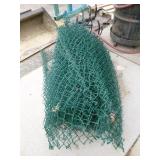 Green Coated Chain Link Fencing