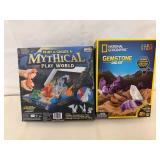 Mythical Play World & Gemstone Dig Kit