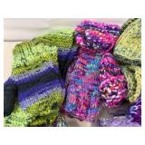 Handmade Child Size Mittens,Hats & Scarves