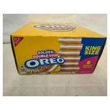 12x  King Size Double Stuffed Golden Oreos