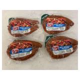 G. 3x 12oz Hillshire Farms Beef Smoke Sausage