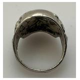 Size 10 1/4 Mens Skull Ring