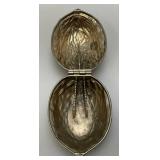 Vintage Metal Nut Shaped Nut Cracker 3" x 3 1/2" x 5"