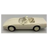 1991 AMT Ertl Promo Car Corvette Convertible Cascade White (New Old Stock)