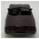1992 AMT Ertl Promo Car Corvette Convertible Black Rose Metallic (New Old Stock)