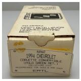 1994 AMT Ertl Promo Car Corvette Convertible Polo Green Mettallic (New Old Stock)