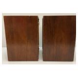 Vintage Wood Panasonic Re-7070 Speakers 8 1/2" x  9" x !2"