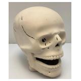 Large Vintage Ceramic Skull 6" x 8" x 9"