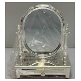 MCM Silverplate Vanity Mirror Jewelry Box (New Old Stock) 10"