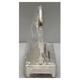 MCM Silverplate Vanity Mirror Jewelry Box (New Old Stock) 10"