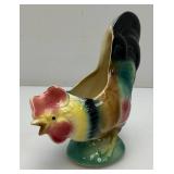 Vintage MCM Royal Copley Rooster Statue 3" x 7" x 7"