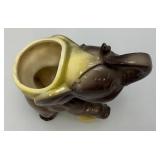 Vintage MCM Royal Copley Elephant Planter 4" x 7" x 7 3/4"