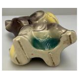 Vintage MCM Royal Copley Elephant Planter 4" x 7" x 7 3/4"
