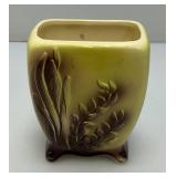Vintage MCM Royal Copley Footed Sea Theme Lime green /Brown Seaweed And Grass  Planter 3" x 4 1/2" x 5 1/2"