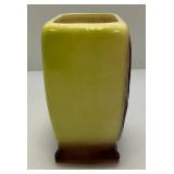 Vintage MCM Royal Copley Footed Sea Theme Lime green /Brown Seaweed And Grass  Planter 3" x 4 1/2" x 5 1/2"