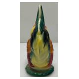 Vintage MCM Royal Copley Multicolored Rooster 3 1/2" x 6 1/2" x 8"