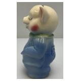 Vintage MCM Royal Copley Piggy Bank 6 1/4" Tall
