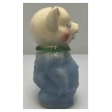 Vintage MCM Royal Copley Piggy Bank 6 1/4" Tall