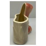 Vintage MCM Royal Windsor Madonna Planter Pink& Cream 6.25" Tall x 7.5" Long x 3.75" Wide