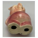 Vintage MCM Royal Copley 4 1/2" Tall Pink Piggy Bank
