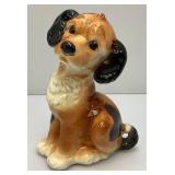Vintage MCM Royal Copley 8 1/2" Tall Brown Spaniel Puppy Figurine