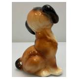 Vintage MCM Royal Copley 8 1/2" Tall Brown Spaniel Puppy Figurine